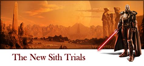 Library The Sith Archives: The New Sith Trials Resource Thread